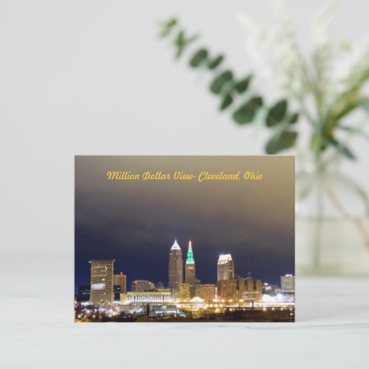 Briefkaart miljoen dollar Uitzicht (Cleveland) (Staand voorkant)