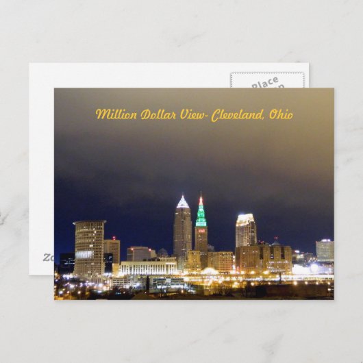 Briefkaart miljoen dollar Uitzicht (Cleveland) (Voorkant / Achterkant)