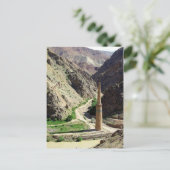 Briefkaart minister van Jam, Afghanistan (Staand voorkant)