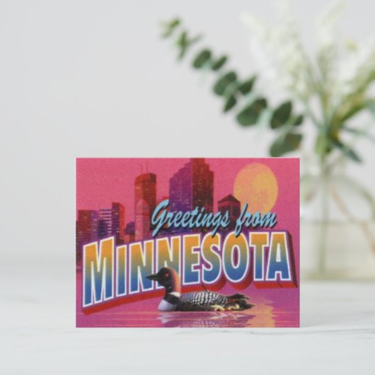 Briefkaart Minnesota (Staand voorkant)