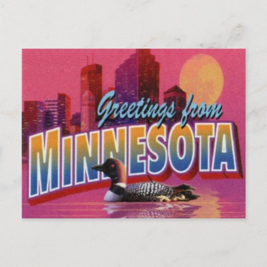 Briefkaart Minnesota (Voorkant)