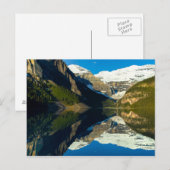 Briefkaart Mirror Lake Louise, Alberta Canada (Voorkant / Achterkant)