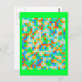 Briefkaart-Misc/Abstract-Mozaïeken 11 Briefkaart (Voorkant / Achterkant)