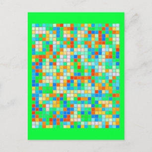 Briefkaart-Misc/Abstract-Mozaïeken 11 Briefkaart