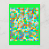 Briefkaart-Misc/Abstract-Mozaïeken 11 Briefkaart (Voorkant)