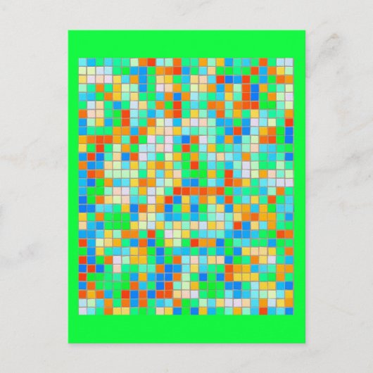 Briefkaart-Misc/Abstract-Mozaïeken 11 Briefkaart (Voorkant)