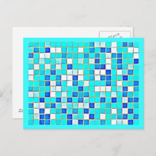 Briefkaart-Misc/Abstract-Mozaïeken 13 Briefkaart (Voorkant / Achterkant)