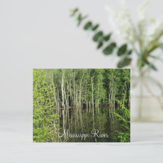 Briefkaart Mississippi (Staand voorkant)