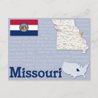 Briefkaart "Missouri"