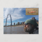Briefkaart Missouri, Paddle (Voorkant)