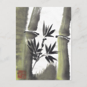 Briefkaart Misty Bamboo