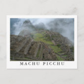 briefkaart "Misty Machu Picchu" (Voorkant)