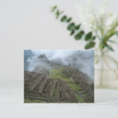 briefkaart "Misty Machu Picchu" (Staand voorkant)