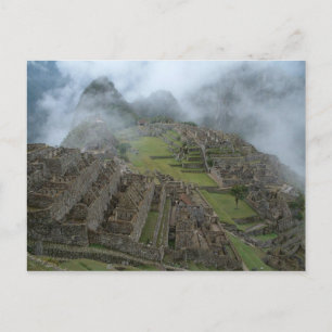 briefkaart "Misty Machu Picchu"