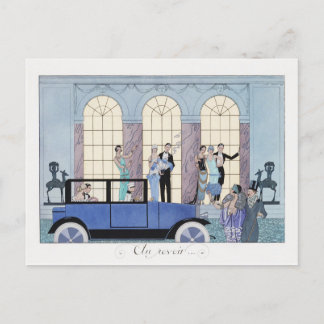 Briefkaart Mode Barbier