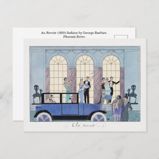 Briefkaart Mode Barbier (Voorkant / Achterkant)