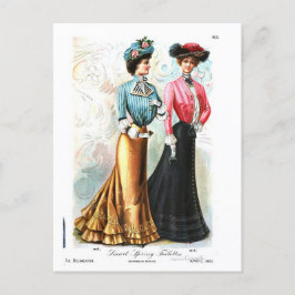 Briefkaart Mode Delineator Retro (6)