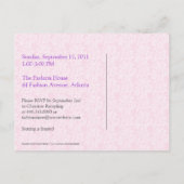 Briefkaart Mode Show (Achterkant)