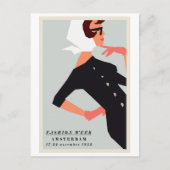 Briefkaart - Mode Week Amsterdam 1952 (Voorkant)