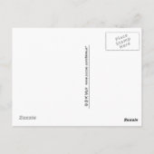 Briefkaart -  modelvliegtuig - Spook (Achterkant)