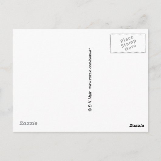 Briefkaart -  modelvliegtuig - Spook (Achterkant)