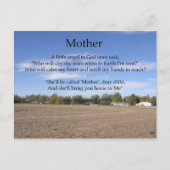 Briefkaart Moeder Poem (Voorkant)