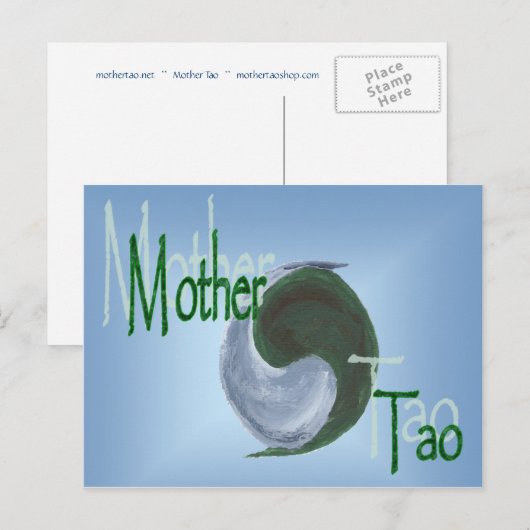 Briefkaart Moeder Tao (Voorkant / Achterkant)