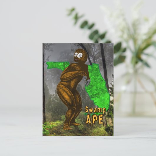 Briefkaart moerasappel (Staand voorkant)