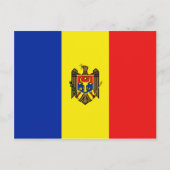 Briefkaart Moldavië-vlag (Voorkant)