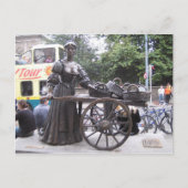 Briefkaart Molly Malone, Dublin, Ierland (Voorkant)