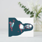 Briefkaart Mona Lisa (Staand voorkant)