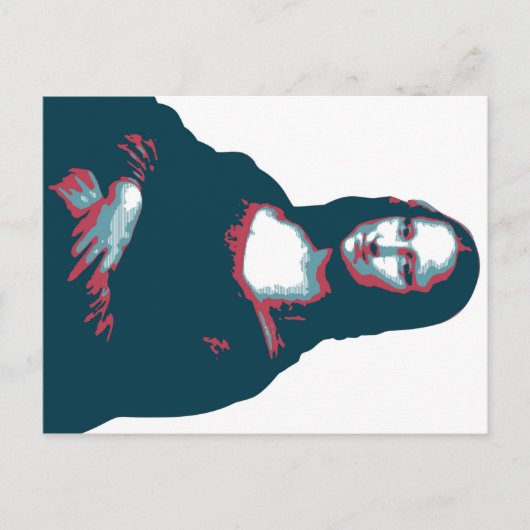 Briefkaart Mona Lisa (Voorkant)