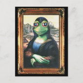 Briefkaart Mona Lisa Frog (Voorkant)