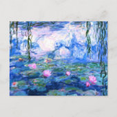 Briefkaart Monet Roze Water Lilies (Voorkant)