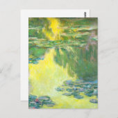 Briefkaart Monet Sunset Waterlilies (Voorkant / Achterkant)