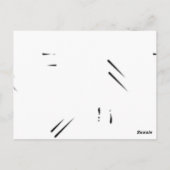 Briefkaart monster (Achterkant)