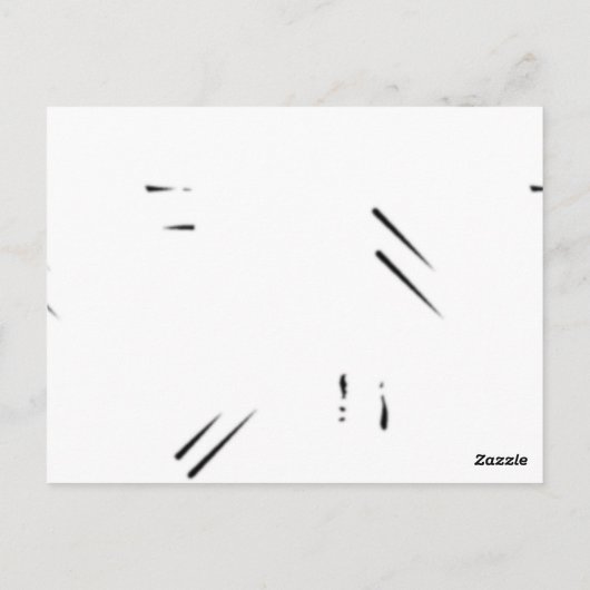 Briefkaart monster (Achterkant)