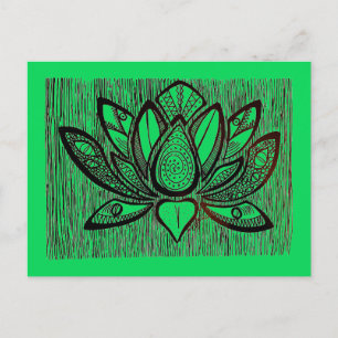 briefkaart "Monster Lotus"