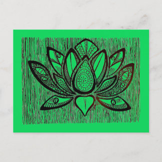 briefkaart "Monster Lotus"