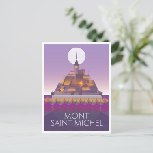 Briefkaart Mont Saint-Michel (Staand voorkant)