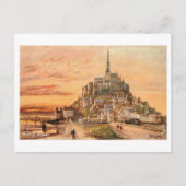  Briefkaart Mont Saint-Michel (Voorkant)