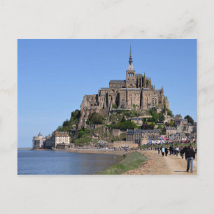 Briefkaart Mont Saint-Michel, Frankrijk