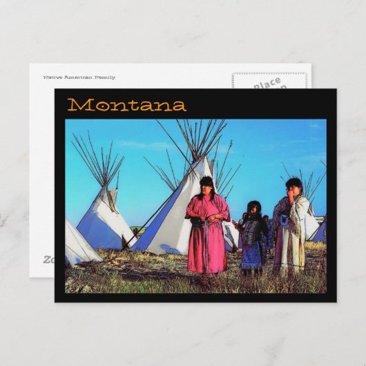 Briefkaart Montana (Voorkant / Achterkant)