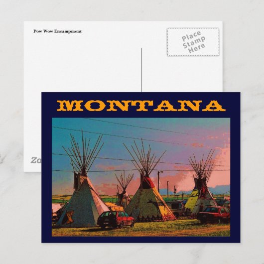 Briefkaart Montana (Voorkant / Achterkant)