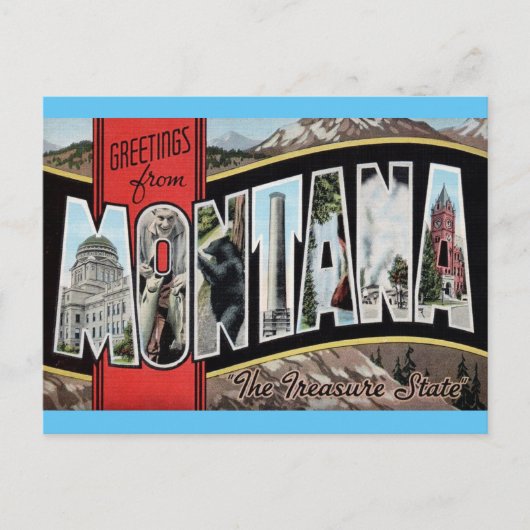 Briefkaart Montana Travel (Voorkant)