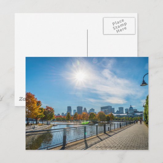 Briefkaart Montreal, Canada (Voorkant / Achterkant)