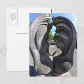 briefkaart "Monument" (Voorkant / Achterkant)