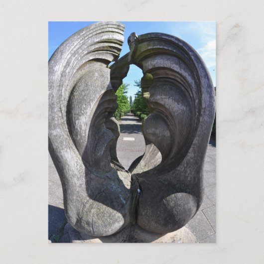 briefkaart "Monument" (Voorkant)