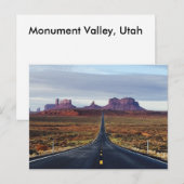 Briefkaart Monument Valley Utah (Voorkant / Achterkant)