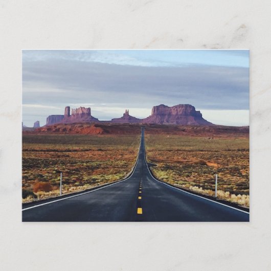 Briefkaart Monument Valley Utah (Voorkant)